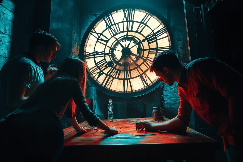 Voyage heur est un centre de loisir qui propose des escapes games, du lancer de haches et un bar à jeux