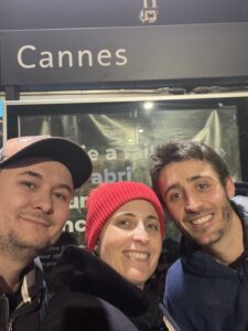 Selfie devant l’entrée du festival de Cannes