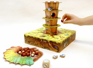 Matériel du jeu Opération Noisettes